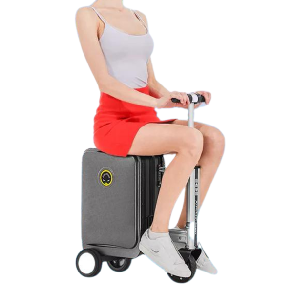 AirWheel Smart Electric Riding Luggage: Remote Control, Airline Approved, 110 Kg Weight Capacity, Telescopic Handle - SE3S - Image 2