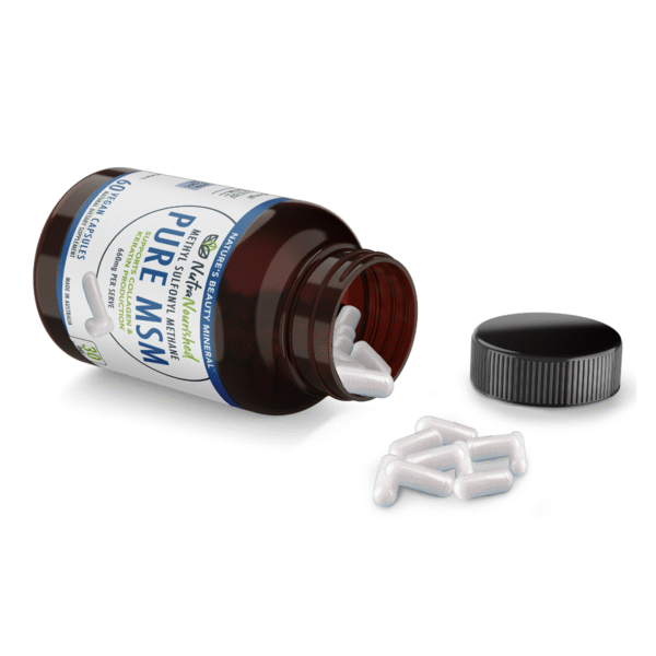 Pure MSM Capsules - Methyl Sulfonyl Methane - (660mg), 60 Vegan Capsules/1 Month - Image 2