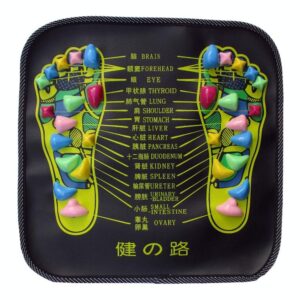 Quadrate Foot Massage Stones Relaxing Reflexology Pad