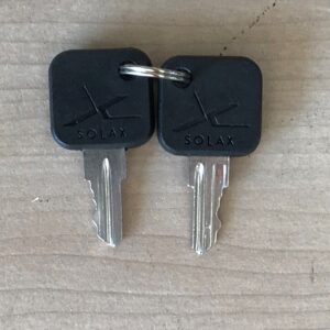 Spare Key for SOLAX Mobie, Transformer, Genie, Maleta and Charge