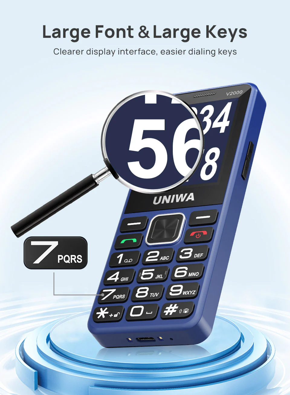 Big Button Mobile Phone for Seniors - Image 3